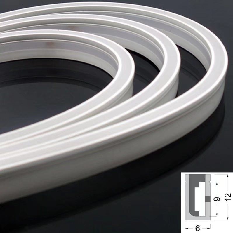 Geführte helle flexible Seiten-Neonbiegung IP65 IP67 beleuchtet Silikon-Dekorations-Neon 0612 10W 24V geführt keine Stelle, die SMD2835 beleuchtet