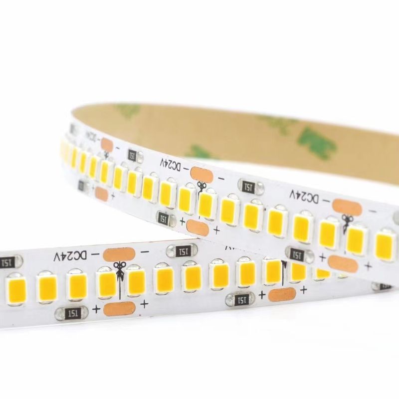 Farbwasser 3000K 4000K 6500K 12 der Volt-LED flexibles helles intelligentes Doppel2 Streifen-24V SMD2835 laufend