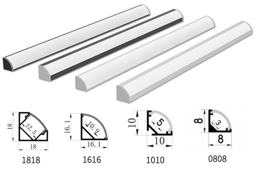 Aluminiumprofil-lineare helle klare milchige Abdeckungs-Endstöpsel-Clip CER RoHS LED unter Kabinett-Regal