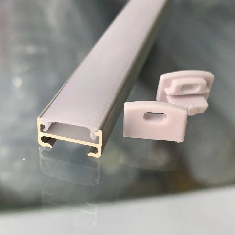 Aluminiumprofil-lineare helle klare milchige Abdeckungs-Endstöpsel-Clip CER RoHS LED unter Kabinett-Regal
