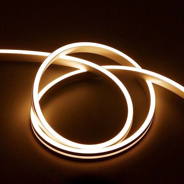 STREIFEN-Licht IP67 des Silikon-wasserdichtes flexibles LED Neonwarmes kaltes weißes DC 12/24V für Innendekor im Freien