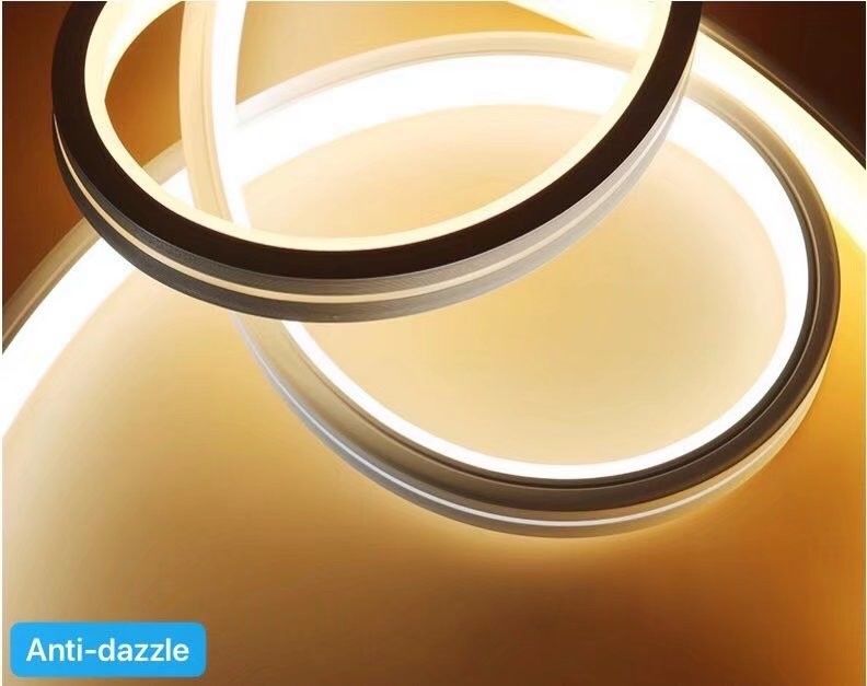 geführtes Neonhelles kein spoting helles Innenstreifenlicht flexibel Silikon des dekors 24V 12V