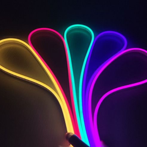 6x12mm weiche LED flexible blaue rote Rosa Streifens 12V bunte schmale Neondekoration IP65