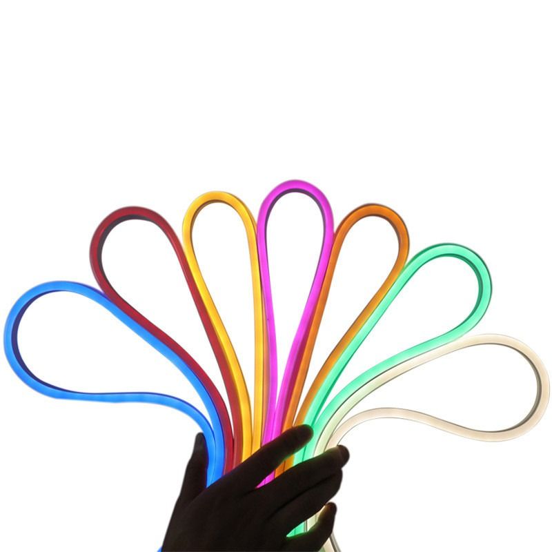 5M 12V IP68 RGB flexible Weihnachtslandschaftsneongewohnheit des Streifen-Licht-SMD im Freien