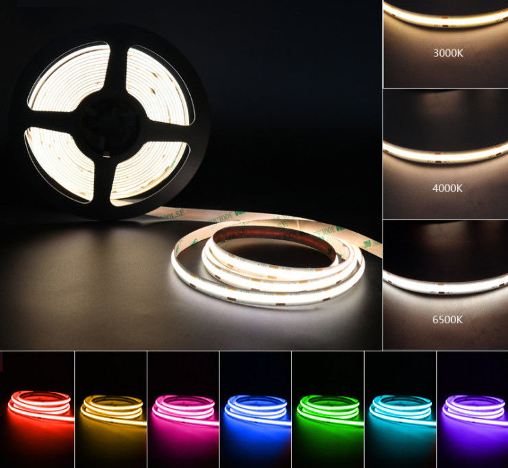 Intelligente Farbe, die 24V PFEILER RGBW LED Streifen 10mm wasserdichtes 2700K-6500K ändert
