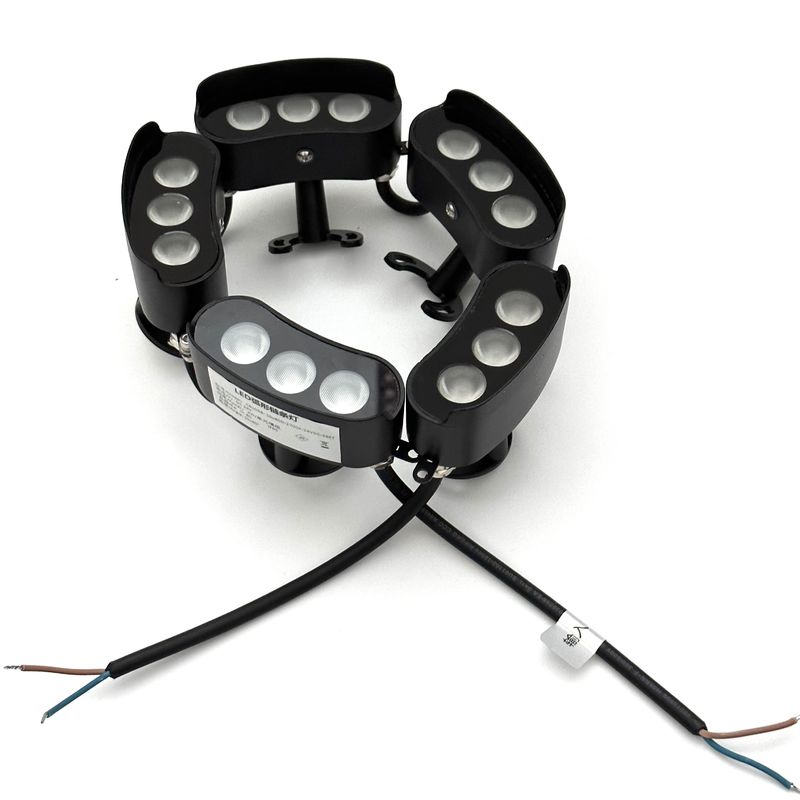 LED-verknüpfbares Aluminium-Stahl-Flex-LED-Wallwasher-Licht 24V 4000K Warmweiß 12W 24W