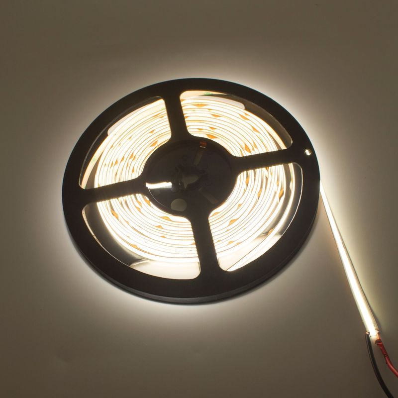 320 PFEILER LED Led/M Flexible 24V warme weiße des Streifen-Lichtflex 10W mit hoher Dichte