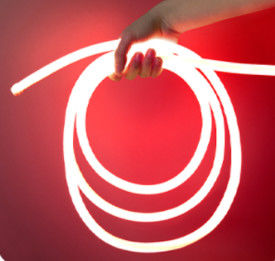 Streifen-Licht-warme weiße Neonneonfarbe LED-Silikon-helle 24V IP67 flexible