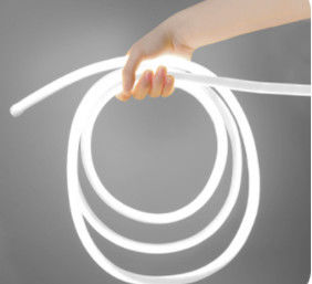 360 Neonsilikon-runde Leuchtröhre 24V 12W IP67 des Grad-flexibles Streifen-Licht-DIY LED