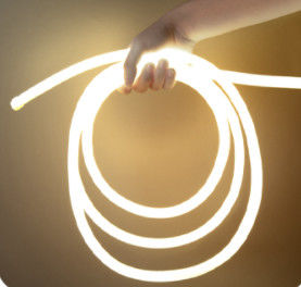 360 Neonsilikon-runde Leuchtröhre 24V 12W IP67 des Grad-flexibles Streifen-Licht-DIY LED